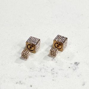 Vita Fede Swarovski Crystal Double Sided Earrings